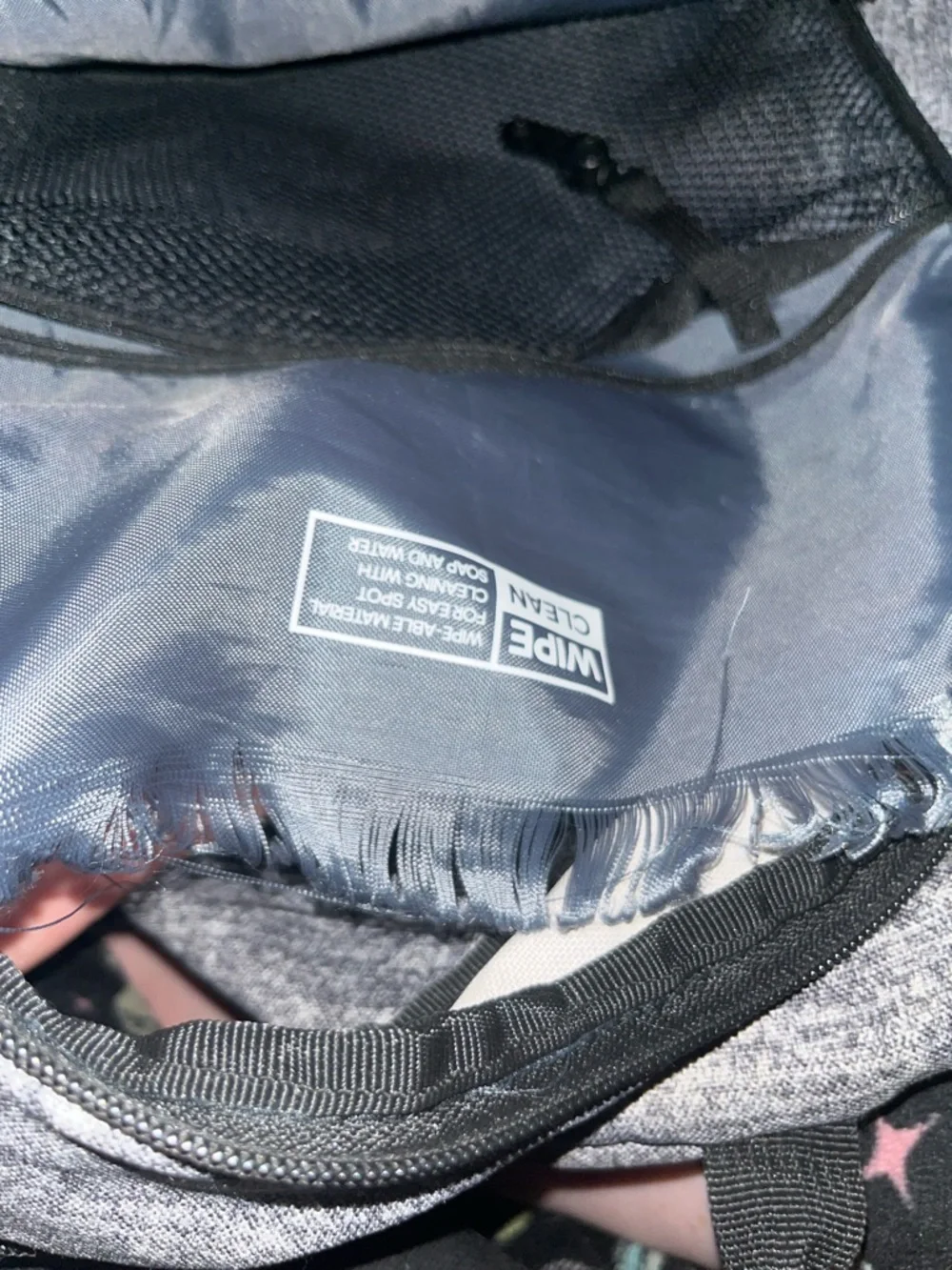 adidas Grey Heather and Black Athletic Backpack - Picture 5 of 5